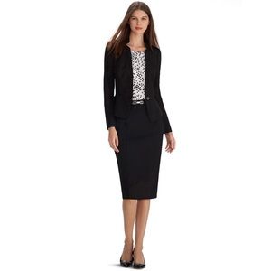 WHBM Seasonless Black Pencil Skirt
